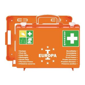 SÖHNGEN Erste-Hilfe-Koffer EUROPA I DIN 13157 + Erweiterung orange