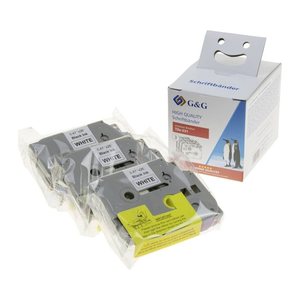 G&G Schriftbänder ersetzen brother TZe-231 14978 14978 ersetzt brother TZe-231 , 12 mm, schwarz auf weiß, 3 St.