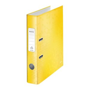 LEITZ Ordner gelb Karton 5,0 cm DIN A4, 1 St.