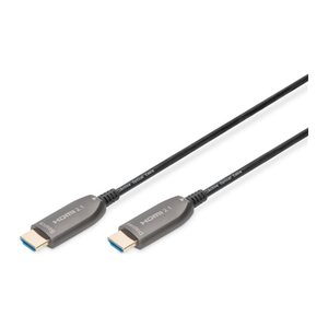 DIGITUS HDMI/HDMI Glasfaserkabel AK-330126-100-S 10,0 m schwarz, 1 St.