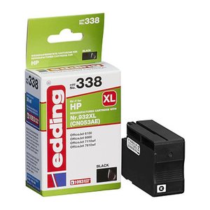 edding EDD-338 schwarz Druckerpatrone kompatibel zu HP 932XL (CN053AE)