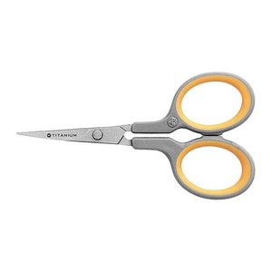 WESTCOTT Silhouettenschere TITANIUM Super grau-gelb 10,0 cm
