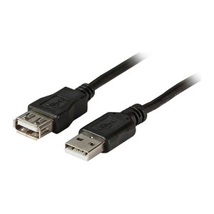 EFB USB2.0 Verlängerungskabel A-A,St-Bu,3.0m,grau,Classic