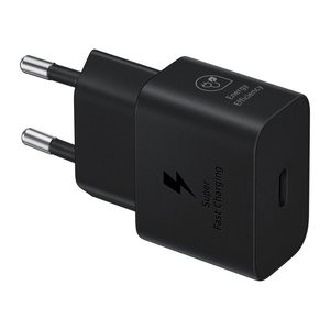 SAMSUNG EP-T2510X Ladekabel mit Adapter schwarz, Kabellänge: 1,0 m, 25 Watt / VA