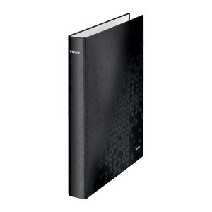 LEITZ WOW Ringbuch 2-Ringe schwarz 4,0 cm DIN A4, 1 St.