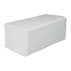 Papierhandtücher V2-3200-Z-PR Zick-Zack-Falzung 2-lagig weiß, 3.200 Tücher