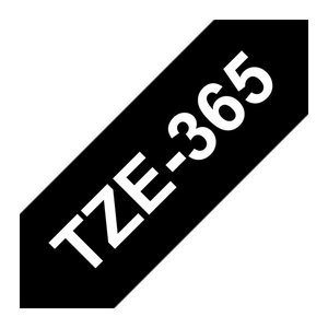 brother Schriftband TZe-365 TZE365, 36 mm, weiß auf schwarz, 1 St.