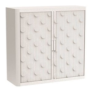 PAPERFLOW easyOffice Classic Chic Rollladenschrank 61472 2 Fachböden 110,0 x 41,5 x 104,0 cm