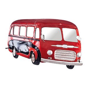 HAKU Möbel Wandgarderobe 89947 Bus Metall 5 Haken 79,0 x 45,0 cm, 1 St.
