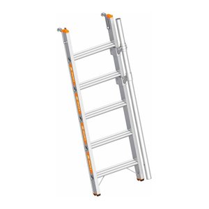 Layher Anlegeleiter TOPIC 1070 silber 5 Stufen, H: 1,45 cm