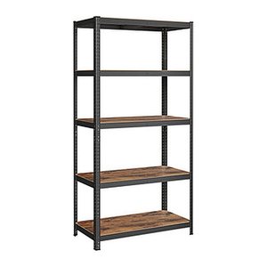 SONGMICS Schwerlastregal GLR050B11 schwarz, braun 100,0 x 50,0 x 200,0 cm
