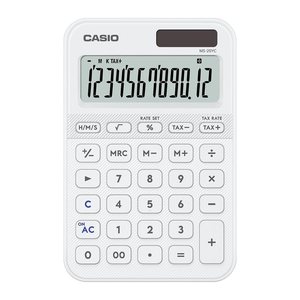 CASIO MS-20YC-WE Taschenrechner weiß