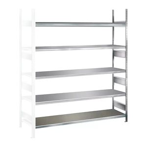 SCHULTE Anbau-Schwerlast-Weitspannregal WS 2000 15733 silber 225,0 x 50,0 x 300,0 cm