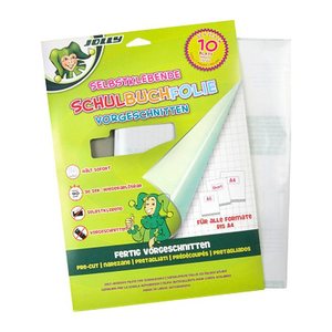 JOLLY Bucheinbandfolie selbstklebend transparent 37,5 cm x 53,0 cm