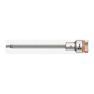 Wera 1/2" Zyklop mit Haltefunktion kurz Steckschlüsseleinsatz Größe: 5,0 mm Länge: 140,0 mm