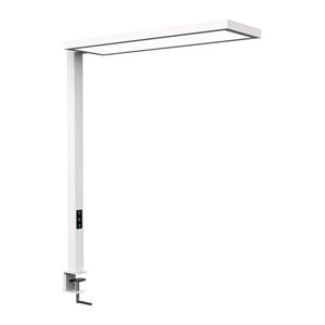 MAUL MAULsenja LED Schreibtischlampe weiß mit Tischklemme