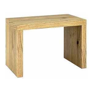 HAKU Möbel Beistelltisch rechteckig Holz eiche 50,0 x 30,0 x 35,0 cm, 1 St.