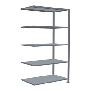 SCHULTE Anbau-Schwerlastregal MULTIplus 150 17758 silber 100,0 x 60,0 x 180,0 cm