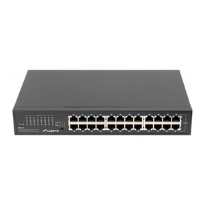 LANBERG Switch RSGE 24-Port 1Gb unmanaged Gigab.Ethern. 19"