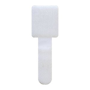 Schwaiger Klett-Wandclip 90 x 12 x 2mm Weiß 10 Stück