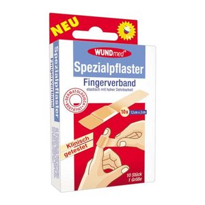WUNDmed® Fingerpflaster 02-107 beige 2,0 x 12,0 cm, 10 St.