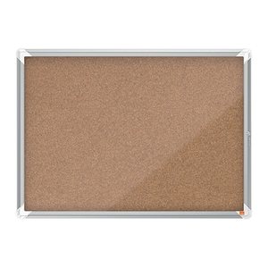 nobo Schaukasten Premium Plus silber 8x DIN A4 92,3 x 4,3 x 66,7 cm, 1 St.