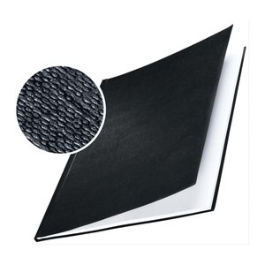 LEITZ Buchbindemappen schwarz Hardcover für 15 - 35 Blatt DIN A4, 10 St.
