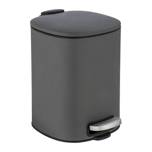 WENKO Alassio Kosmetikeimer 5,0 l grau, 1 St.