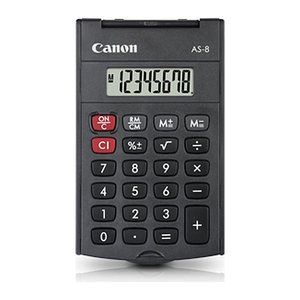 Canon AS-8 Taschenrechner schwarz