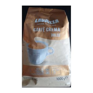 LAVAZZA CAFFÈ CREMA DOLCE Kaffeebohnen, Arabica- und Robustabohnen mild, 1 kg