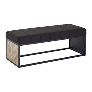 WOHNLING Sitzbank WL6.487 schwarz Stoff 105,0 cm