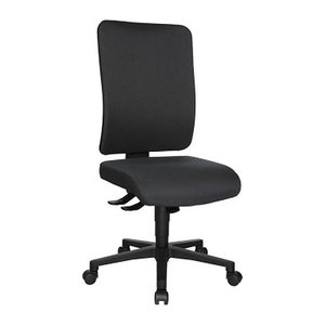 Topstar Bürostuhl Open X (P), OX4000 T22 Stoff anthrazit, Gestell schwarz