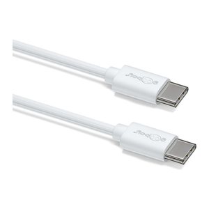 goobay USB C 2.0 Kabel 2,0 m weiß, 1 St.
