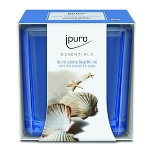 ipuro Duftkerze Sunny Beachtime blau Sunny Beach, 1 St.