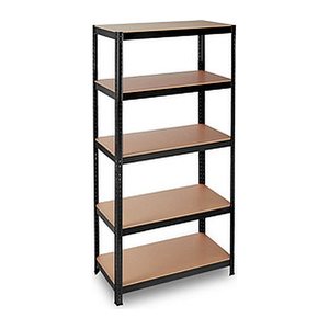 relaxdays Schwerlastregal 10026749_0 schwarz 90,0 x 45,0 x 180,0 cm