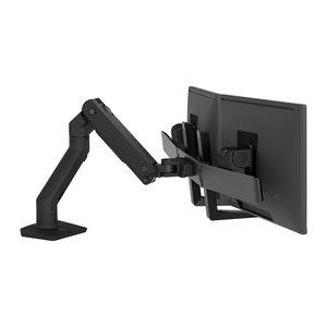 ergotron Monitor-Halterung HX Dual 45-476-224 schwarz für 2 Monitore, Tischklemme, Tischbohrung