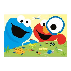 Schmidt Sesamstraße Tierisch stark Puzzle, 3 x 48 Teile