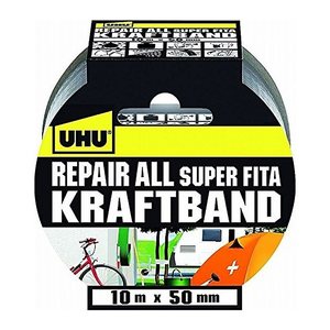 UHU Repair All Super Fita Gewebeband silber 50,0 mm x 10,0 m 1 St.