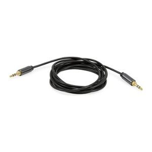 Equip Audiokabel 3.5mm->3.5mm St/St Metallst. 2.50m schwarz Polybeutel