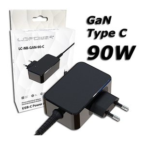 LC-Power Netzteil Notebook-Netzteil LC-NB-GAN-90-C 90W