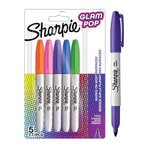 Sharpie Fein Permanent Marker Rundspitze sortiert 5er Faltschachtel