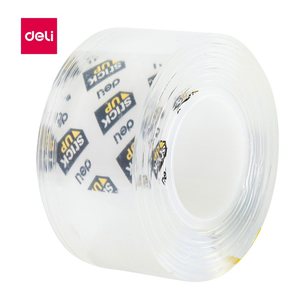DELI Montageband 25,4mm x 1,5m doppelseitig transparent