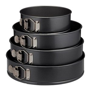 relaxdays Springformen-Set Ø 18,0/24,0/26,0/28,0 cm, 1 Set