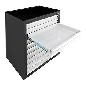ADB MAMMUT MAXI Schubladenschrank lichtgrau, anthrazit 10 Schubladen 71,0 x 55,0 x 90,0 cm, 1 St.