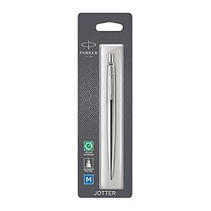 PARKER Kugelschreiber JOTTER Edelstahl C.C. BL M Blau Blister