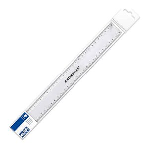 STAEDTLER Lineal 30cm Kunstst. transp.