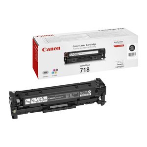 Canon 718 BK  schwarz Toner