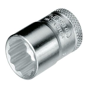 GEDORE 3/8 Zoll 12-kant Steckschlüsseleinsatz Größe: 18,0 mm