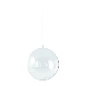 Rayher Plastik-Figur transparent Kugel 2-tlg. 6 cm Ø 6,0 cm, 1 St.
