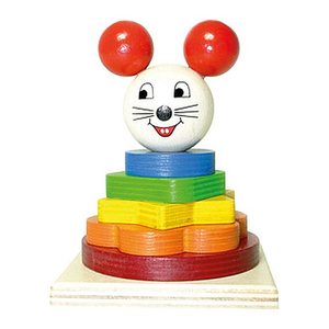 HESS Stapelturm Maus Lernspielzeug, 1 St.